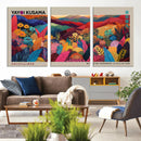 Yayoi Kusama Wall Art Canvas Print, Abstract Art, Large