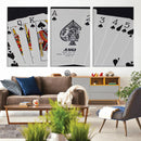 Poker Wall Art - Playing Cards Canvas Wall Art Print - Ace by MyGreatCanvas | Canvas Wall Art Prints | Photo Prints & Wall Decor