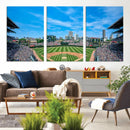 Wrigley Field Chicago Cubs Panoramic Art Multi-Piece Canvas