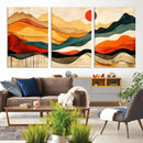 Abstract Mountain Wall Art – Framed Colorful Landscape by MyGreatCanvas | Canvas Wall Art Prints | Photo Prints & Wall Decor