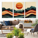 Mountain Triptych Wall Art Canvas Print – Western Nature by MyGreatCanvas | Canvas Wall Art Prints | Photo Prints & Wall Decor