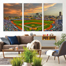 Chicago Wrigley Field Wall Art Canvas Print – Iconic