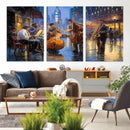 Colorful Jazz Wall Art - African American Music Canvas Print