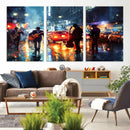 African American Jazz Canvas Wall Art Print – Abstract Music