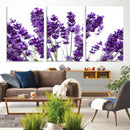 Lavender Flower Wall Art Canvas Print by MyGreatCanvas | Canvas Wall Art Prints | Photo Prints & Wall Decor