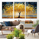 Golden Tree Wall Art – Framed Autumn Leaves Canvas Artwork, by MyGreatCanvas | Canvas Wall Art Prints | Photo Prints & Wall Decor