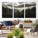 Moody Forest Wall Art – Framed Mountain Fog Canvas Artwork, by MyGreatCanvas | Canvas Wall Art Prints | Photo Prints & Wall Decor