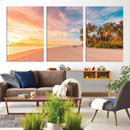 Tropical Beach Wall Art Canvas Print – Framed Palm Trees by MyGreatCanvas | Canvas Wall Art Prints | Photo Prints & Wall Decor