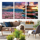 Mount Fuji Cherry Blossom Wall Art Canvas Print – Framed by MyGreatCanvas | Canvas Wall Art Prints | Photo Prints & Wall Decor