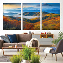 Autumn Mountains Wall Art, Vibrant Fall Foliage Landscape by MyGreatCanvas | Canvas Wall Art Prints | Photo Prints & Wall Decor