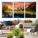 Yosemite Valley Wall Art, El Capitan Sunset Canvas Print, by MyGreatCanvas | Canvas Wall Art Prints | Photo Prints & Wall Decor
