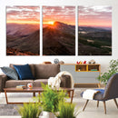 Mountain Sunrise Wall Art Canvas Print – Alpine Ridge