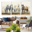 Wild Horses Wall Art Canvas Print, Framed Running Horses Art by MyGreatCanvas | Canvas Wall Art Prints | Photo Prints & Wall Decor
