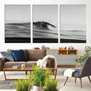 Black Wave Wall Art Canvas Print – Framed Abstract Surf by MyGreatCanvas | Canvas Wall Art Prints | Photo Prints & Wall Decor