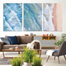 Aerial Ocean View Wall Art Canvas Print – Framed Soft Blue by MyGreatCanvas | Canvas Wall Art Prints | Photo Prints & Wall Decor