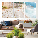 Beach Wall Art Canvas Print – Framed Coastal Seascape Summer