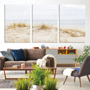 Beach Dunes Wall Art Canvas Print – Framed Serene Coastal