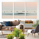 Pastel Ocean Wall Art Canvas Print – Framed Soft Sunset Calm by MyGreatCanvas | Canvas Wall Art Prints | Photo Prints & Wall Decor