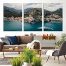 Amalfi Coast Wall Art – Framed Italian Seaside Canvas by MyGreatCanvas | Canvas Wall Art Prints | Photo Prints & Wall Decor