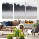 Surfer Fog Wall Art Canvas Print – Framed Foggy Beach Scene by MyGreatCanvas | Canvas Wall Art Prints | Photo Prints & Wall Decor