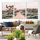 Joshua Tree Wall Art Canvas Print – Framed Desert Road Scene by MyGreatCanvas | Canvas Wall Art Prints | Photo Prints & Wall Decor