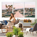 Joshua Tree Park Wall Art Canvas Print – Framed Desert Road by MyGreatCanvas | Canvas Wall Art Prints | Photo Prints & Wall Decor