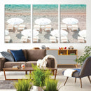 Calm Beach Wall Art – Framed Turquoise Water Canvas Artwork, by MyGreatCanvas | Canvas Wall Art Prints | Photo Prints & Wall Decor