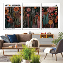 Modern Japanese Wall Art Canvas Print – Framed Abstract