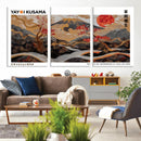 Mount Fuji Wall Art Canvas Print – Framed Abstract Mount