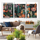 Modern Japanese Wall Art Canvas Print – Framed Abstract