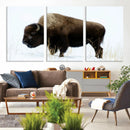 Bison Wall Art Canvas Print – Framed Western Wildlife by MyGreatCanvas | Canvas Wall Art Prints | Photo Prints & Wall Decor