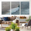 Ocean Waves Wall Art Canvas Print – Framed Coastal Serenity