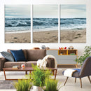 Ocean Wall Art Canvas Print – Moody Coastal Seascape Scene
