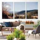 Rustic Landscape Wall Art Canvas Print – Serene Valley Scene