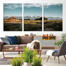Rustic Farmhouse Wall Art Canvas Print – Teton Range Mormon