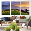 Pebble Beach Golf Wall Art Canvas Print – Iconic Coastal by MyGreatCanvas | Canvas Wall Art Prints | Photo Prints & Wall Decor