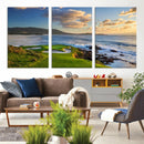 Pebble Beach Golf Links Wall Art Canvas Print – Iconic by MyGreatCanvas | Canvas Wall Art Prints | Photo Prints & Wall Decor