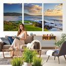 Pebble Beach Golf Links Wall Art Canvas Print – Iconic