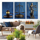 Legal Justice Wall Art Canvas Print – Gavel, Scales & Lady by MyGreatCanvas | Canvas Wall Art Prints | Photo Prints & Wall Decor