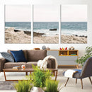 Coastal Ocean View Wall Art Canvas Print – Serene Rocky by MyGreatCanvas | Canvas Wall Art Prints | Photo Prints & Wall Decor