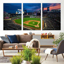 Target Field Wall Art Canvas Print – Baseball Stadium Scene, by MyGreatCanvas | Canvas Wall Art Prints | Photo Prints & Wall Decor