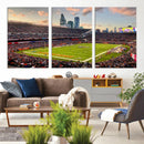 Chicago Bears Soldiers Field Wall Art Canvas Print – Framed