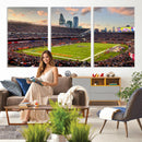 Chicago Bears Soldiers Field Wall Art Canvas Print – Framed