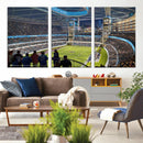 Chicago Dome Stadium Wall Art Canvas Print – Framed Modern