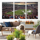 Chicago Bears Soldiers Field Wall Art Canvas Print – Framed by MyGreatCanvas | Canvas Wall Art Prints | Photo Prints & Wall Decor