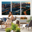 Chicago Bears Soldiers Field Wall Art Canvas Print – Framed