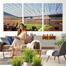 Cleveland Browns Stadium Wall Art Canvas Print – Framed NFL