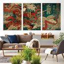 Tsukioka Yoshitoshi Samurai Wall Art – Japanese Katana by MyGreatCanvas | Canvas Wall Art Prints | Photo Prints & Wall Decor