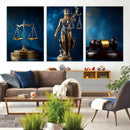 Justice Scales Statue Wall Art, Lady Justice Canvas Print, by MyGreatCanvas | Canvas Wall Art Prints | Photo Prints & Wall Decor
