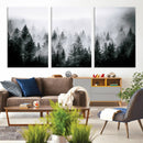 Foggy Pine Forest Canvas Wall Art by MyGreatCanvas | Canvas Wall Art Prints | Photo Prints & Wall Decor